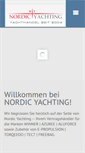 Mobile Screenshot of nordic-yachting.com